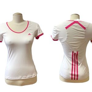 Adidas White Athletic Shirt Small NWOT